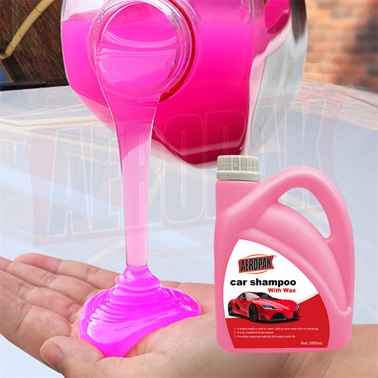 Aeropak 1000ml Car Shampoo Cleaning And Wax Car cleaning products