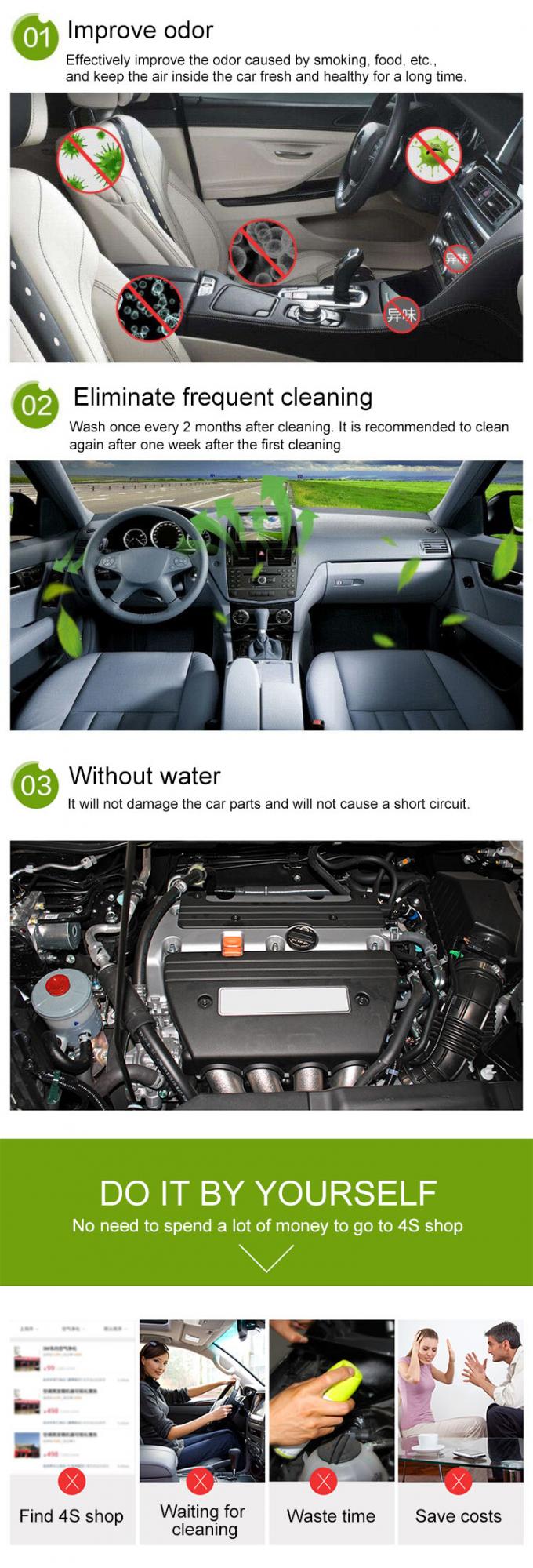 Xịt vệ sinh điều h&ograve;a &ocirc; t&ocirc; TUV Certifacates 500ml 2