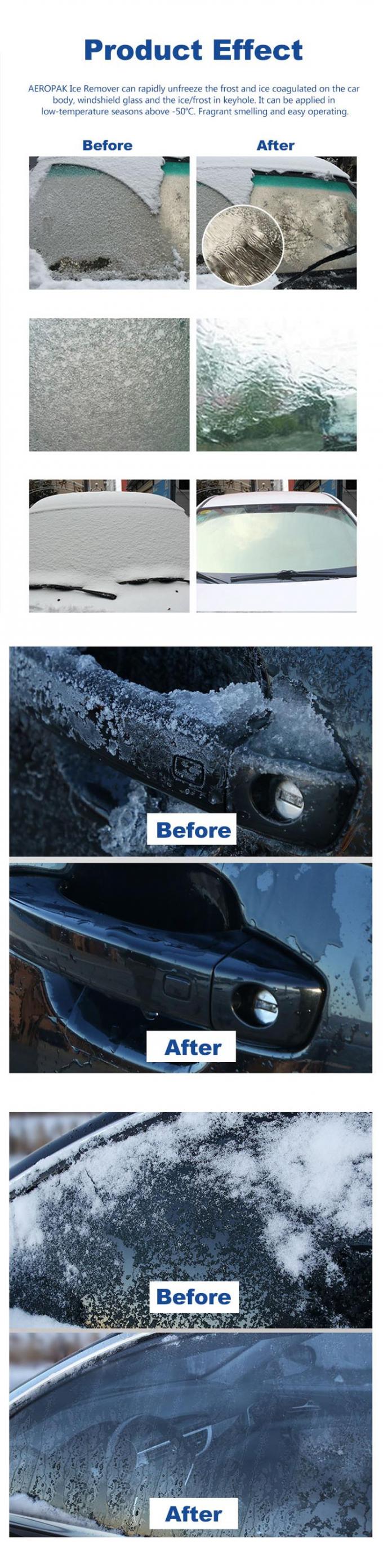 Aeropak 500ml Xịt Tẩy Kem Bảo Vệ Kính Chắn Gió 12.3oz Xịt Chăm Sóc Xe 0