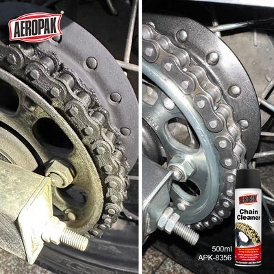 AEROPAK 500ML Aerosol Multipurpose  Stain Remover Anti-rust Car Motorcycle Bikes Parts Chain Cleaning Agent Spray