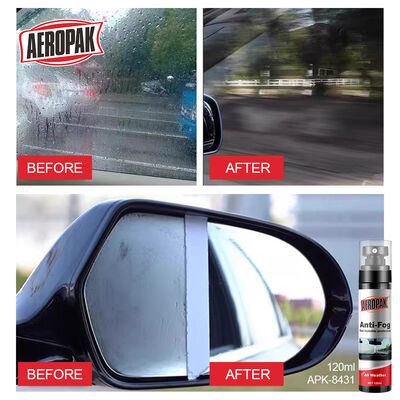 Aeropak 120ml Car Windshield & Window Anti-Fog Spray-Long Lasting No Streaks High Transparency