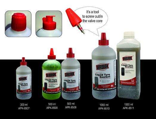 Imported Anti-Blowout Self-Filling Tire Repair Liquid Aerosol Bicycle Motorcycle Truck Car Tractor Rubber Tool Chemical