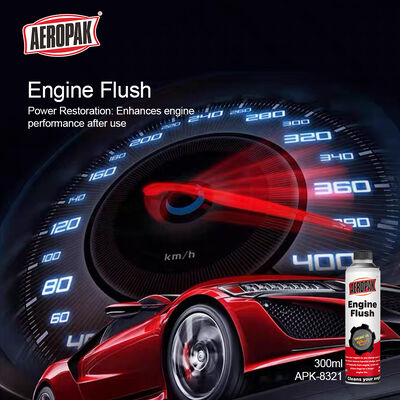 Aeropak 300ml Aerosol Eco-friendly Deeply Car Engine Flush Oil Extends Oil Life Cleaning Liquid Lubricating Model APK-8321