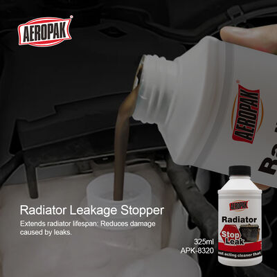 Aeropak 325ml 390g Plastic Car Care Radiator Leakage Stopper Auto Sealant Stops Repairs Leaks 3-Year Expiration Model APK-8320