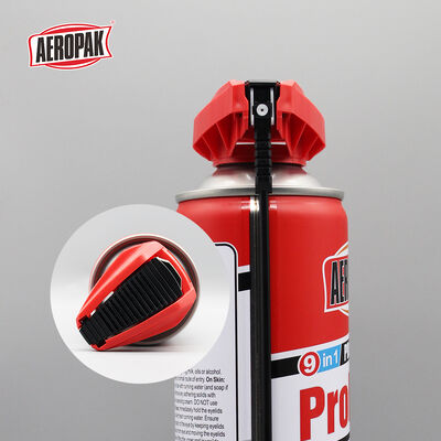 Aeropak 400ml Aerosol Transparent Colorless Non-Staining Anti-Rust Industrial Chain Lubricant Spray ROHS REACH Certified
