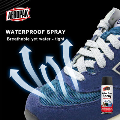 Aeropak Aerosol Spray 120g Tinplate Waterproof Water Repellent Liquid Coating for Clothes Shoes Leather Fabric 3-Year Expiration