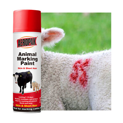 AEROPAK Animal Marking Liquid Coating Spray Paint 500ml Sơn phun vật nuôi có độ bám dính mạnh