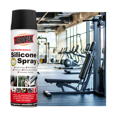 Aeropak 500ml Aerosol Base Oil Silicone Release Lubricating Spray Khóa tiếng ồn hiệu quả Bảo vệ chống mài mòn cho