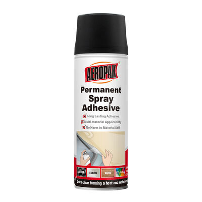 Aeropak 200ml Aerosol Áo đặc biệt trong suốt Permanent Glue Spray High Spray Coverage for Sealants