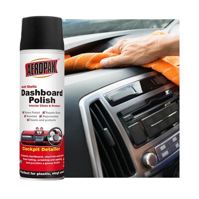 Sản phẩm chăm sóc xe hơi Aeropak 500ml Sáp đánh bóng làm sạch bảng điều khiển xe hơi cho da