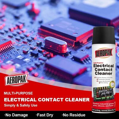 Aeropak 500ml Aerosol Fluid & Chemicals Máy làm sạch tiếp xúc điện tử hiệu quả cao Điện tử chính xác chất bôi trơn sản phẩm phun